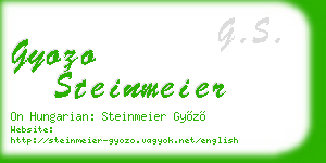 gyozo steinmeier business card